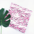 2021 Popular Digital Printing Pink Flower 100%Polyester Minky Fabric For Warmth